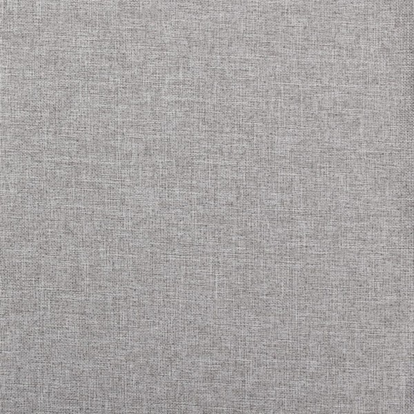 Cortinas opacas con ojales look de lino 2 pzas gris 140x225 cm Cortinas opacas con ojales look de lino 2 pzas gris 140x225 cm
