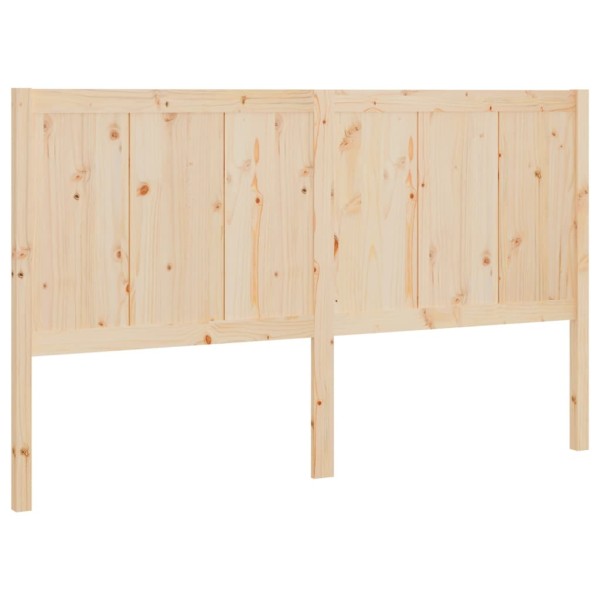 Cabecero de cama madera maciza de pino 125,5x4x100 cm Cabecero de cama madera maciza de pino 125,5x4x100 cm