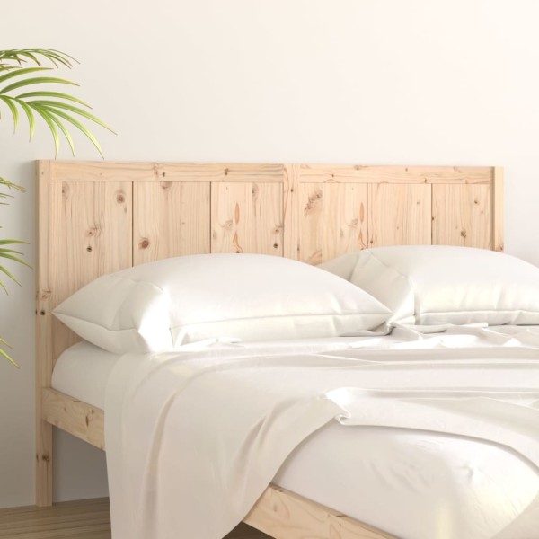 Cabecero de cama madera maciza de pino 125,5x4x100 cm Cabecero de cama madera maciza de pino 125,5x4x100 cm
