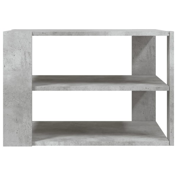 Mesa de centro madera ingeniería gris hormigón 59,5x59,5x40 cm Mesa de centro madera ingeniería gris hormigón 59,5x59,5x40 cm