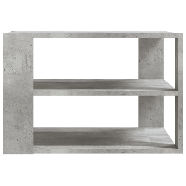 Mesa de centro madera ingeniería gris hormigón 59,5x59,5x40 cm Mesa de centro madera ingeniería gris hormigón 59,5x59,5x40 cm