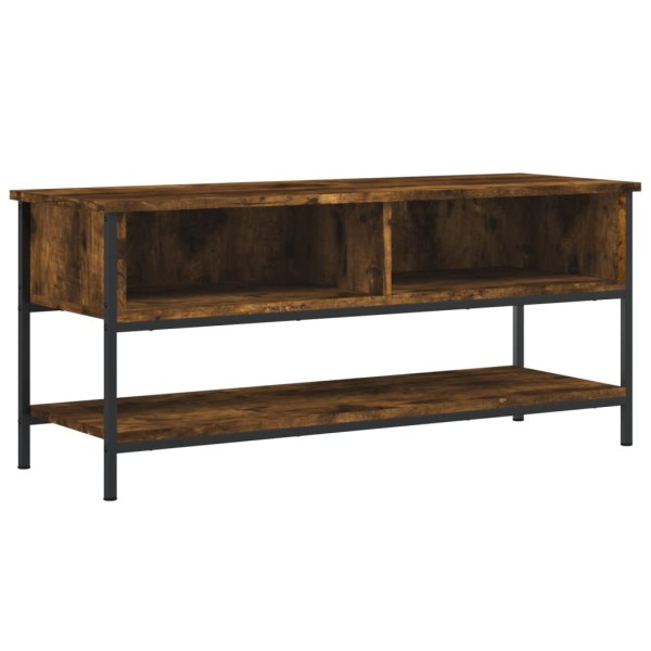 Mueble para TV madera contrachapada roble ahumado 100x35x45 cm Mueble para TV madera contrachapada roble ahumado 100x35x45 cm