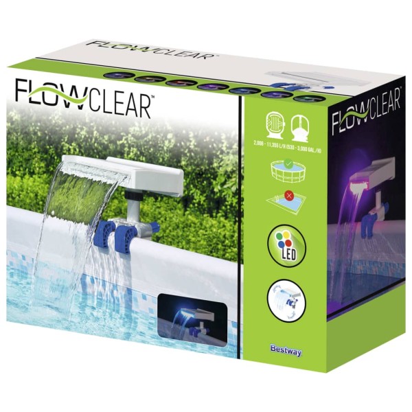 Bestway Flowclear Cascada relajante LED Bestway Flowclear Cascada relajante LED