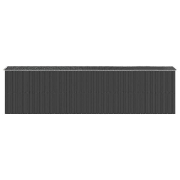 Cobertizo de jardín acero galvanizado antracita 192x772x223 cm Cobertizo de jardín acero galvanizado antracita 192x772x223 cm