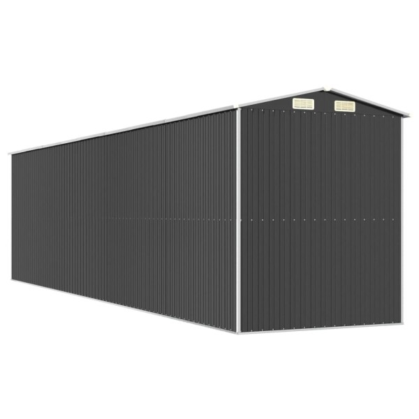 Cobertizo de jardín acero galvanizado antracita 192x772x223 cm Cobertizo de jardín acero galvanizado antracita 192x772x223 cm
