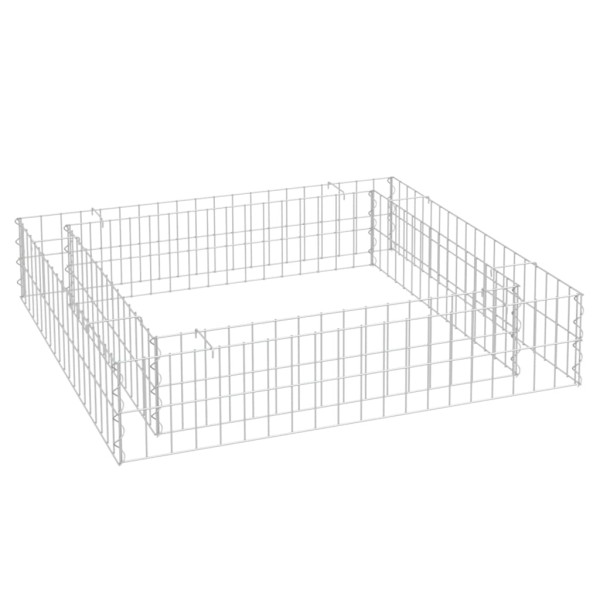 Arriate de gaviones de acero galvanizado 100x100x20 cm Arriate de gaviones de acero galvanizado 100x100x20 cm