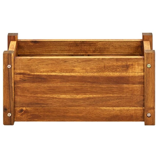Arriate de madera de acacia 50x25x25 cm Arriate de madera de acacia 50x25x25 cm