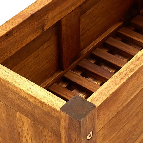 Arriate de madera de acacia 50x25x25 cm Arriate de madera de acacia 50x25x25 cm
