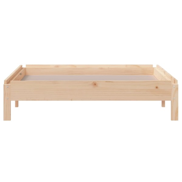 Cama apilable de madera pino maciza 75x190 cm Cama apilable de madera pino maciza 75x190 cm