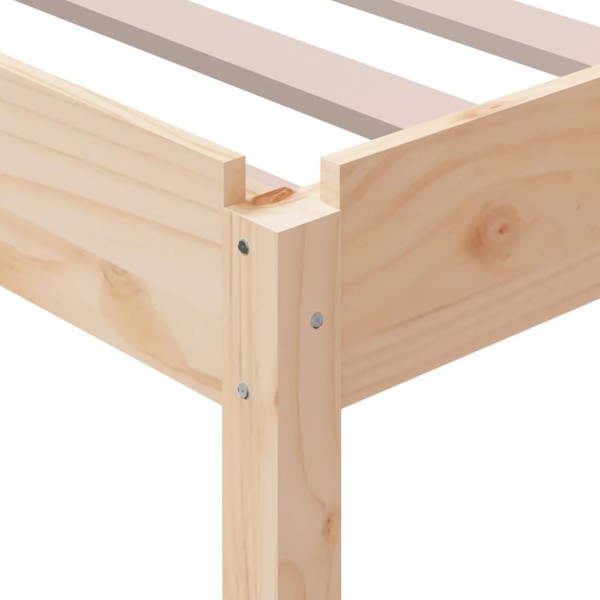 Cama apilable de madera pino maciza 75x190 cm Cama apilable de madera pino maciza 75x190 cm