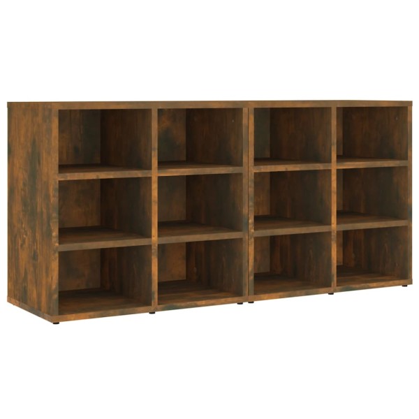 Muebles zapatero 2 uds color roble ahumado 52,5x30x50 cm Muebles zapatero 2 uds color roble ahumado 52,5x30x50 cm