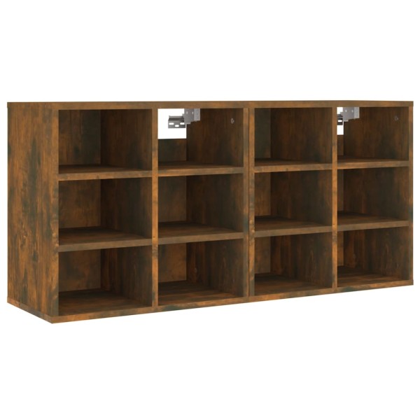 Muebles zapatero 2 uds color roble ahumado 52,5x30x50 cm Muebles zapatero 2 uds color roble ahumado 52,5x30x50 cm