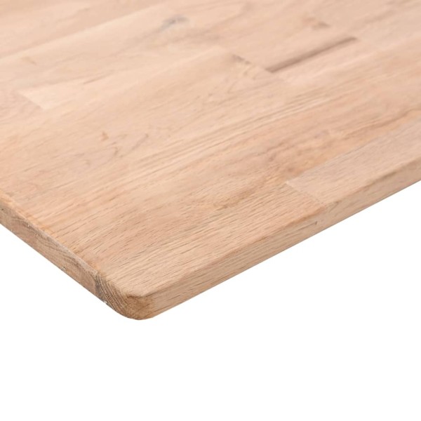 Tablero de mesa cuadrada madera de roble sin tratar 60x60x1,5cm Tablero de mesa cuadrada madera de roble sin tratar 60x60x1,5cm