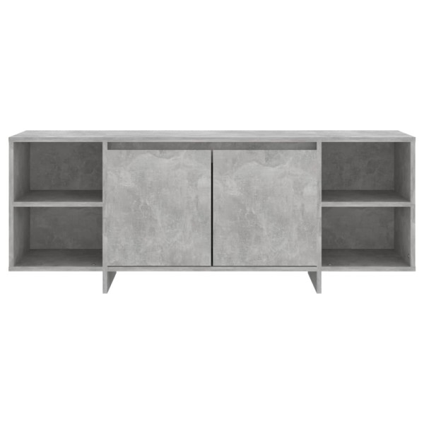 Mueble para TV madera contrachapada gris hormigón 130x35x50 cm Mueble para TV madera contrachapada gris hormigón 130x35x50 cm