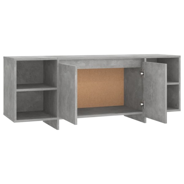 Mueble para TV madera contrachapada gris hormigón 130x35x50 cm Mueble para TV madera contrachapada gris hormigón 130x35x50 cm