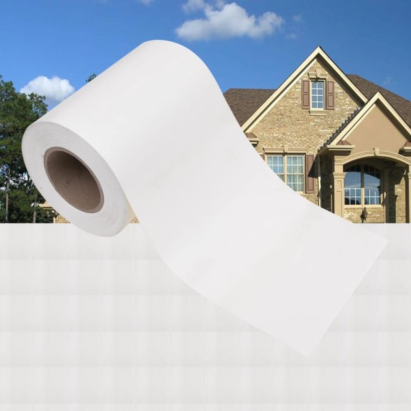 Paneles de privacidad 4 uds PVC blanco 35x0,19 m Paneles de privacidad 4 uds PVC blanco 35x0,19 m