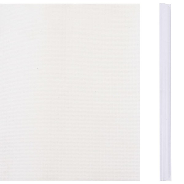 Paneles de privacidad 4 uds PVC blanco 35x0,19 m Paneles de privacidad 4 uds PVC blanco 35x0,19 m
