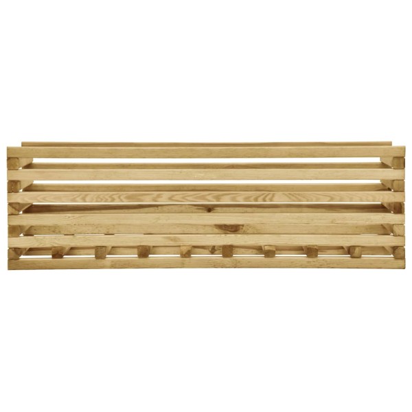 Arriate de madera de pino impregnada 120x40x38,5 cm Arriate de madera de pino impregnada 120x40x38,5 cm