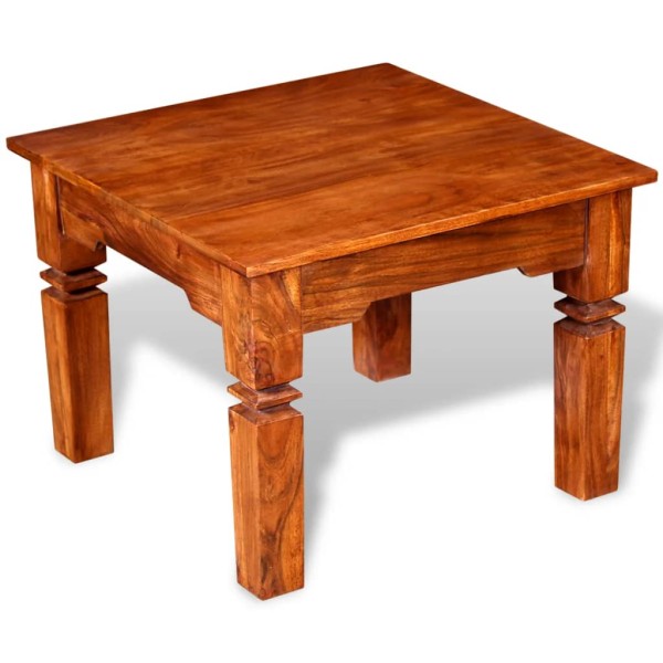 Mesa de centro de madera maciza 60x60x45 cm Mesa de centro de madera maciza 60x60x45 cm