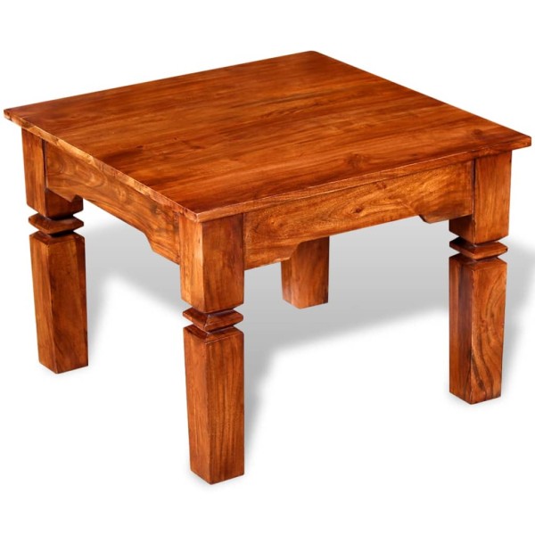 Mesa de centro de madera maciza 60x60x45 cm Mesa de centro de madera maciza 60x60x45 cm
