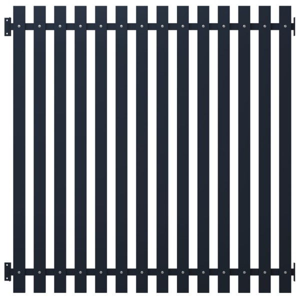 Panel de valla acero recubrimiento polvo antracita 170,5x170 cm Panel de valla acero recubrimiento polvo antracita 170,5x170 cm