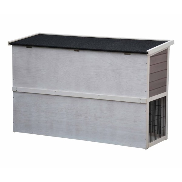 @Pet Conejera Bigfoot madera blanca 137x50x85 cm 26024 @Pet Conejera Bigfoot madera blanca 137x50x85 cm 26024