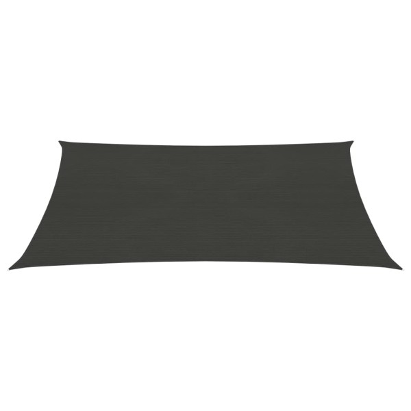 Toldo de vela gris antracita HDPE 160 g/m² 2,5x3 m Toldo de vela gris antracita HDPE 160 g/m² 2,5x3 m