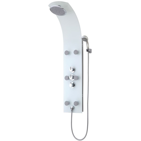 SCHÜTTE Panel ducha vidrio y mezclador termostático LANZAROTE SCHÜTTE Panel ducha vidrio y mezclador termostático LANZAROTE