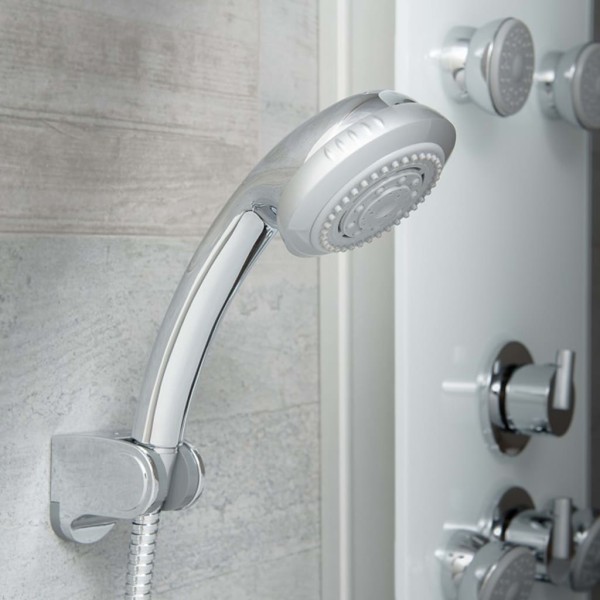 SCHÜTTE Panel ducha vidrio y mezclador termostático LANZAROTE SCHÜTTE Panel ducha vidrio y mezclador termostático LANZAROTE