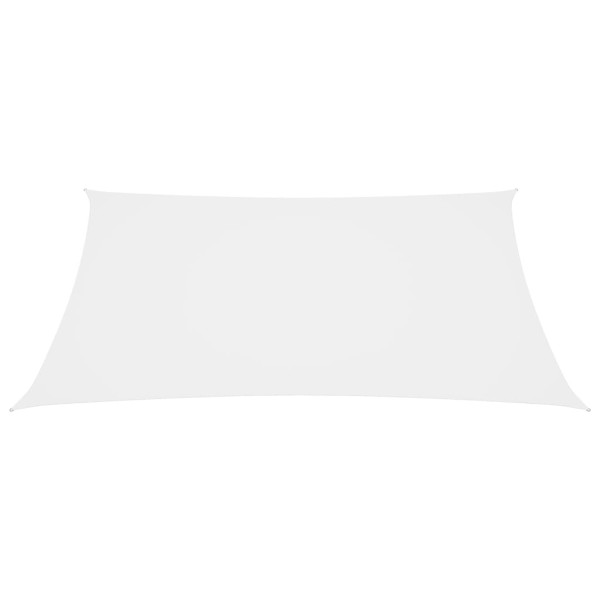Toldo de vela cuadrado tela Oxford blanco 2x2 m Toldo de vela cuadrado tela Oxford blanco 2x2 m