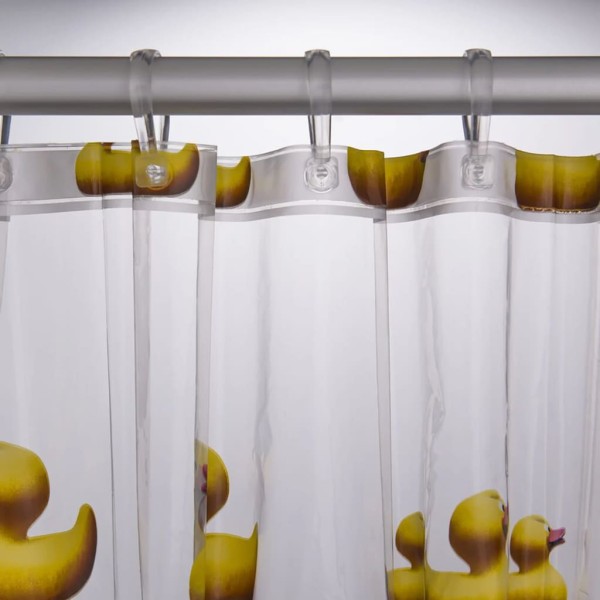 Sealskin Cortina de ducha Duckling amarillo 180x200 cm Sealskin Cortina de ducha Duckling amarillo 180x200 cm