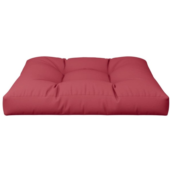 Cojín para muebles de palets tela rojo tinto 80x80x12 cm Cojín para muebles de palets tela rojo tinto 80x80x12 cm