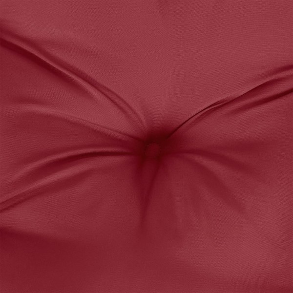 Cojín para muebles de palets tela rojo tinto 80x80x12 cm Cojín para muebles de palets tela rojo tinto 80x80x12 cm
