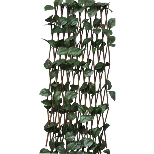 Vallas enrejadas de sauce 5 uds hojas artificiales 180x60 cm Vallas enrejadas de sauce 5 uds hojas artificiales 180x60 cm