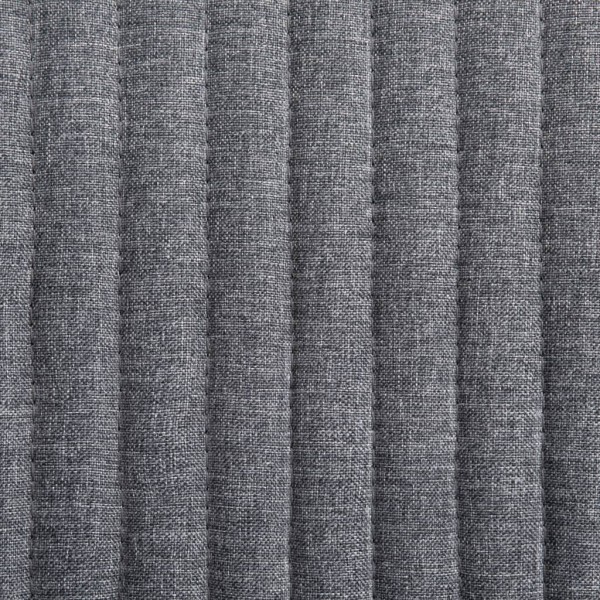 Sillas de comedor 6 unidades de tela gris oscuro Sillas de comedor 6 unidades de tela gris oscuro