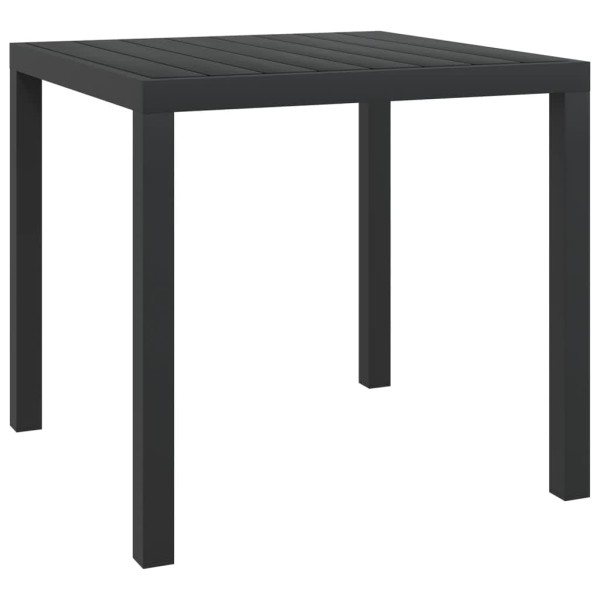 Juego muebles jardín 3 pzas con cojines ratán sintético negro Juego muebles jardín 3 pzas con cojines ratán sintético negro