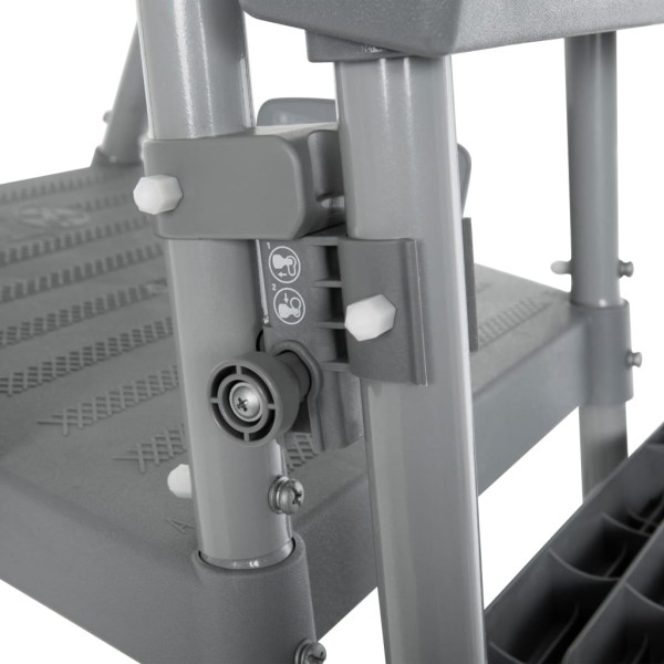 Bestway Escalera de seguridad para piscina 4 peldaños Flowclear 132 cm Bestway Escalera de seguridad para piscina 4 peldaños Flowclear 132 cm