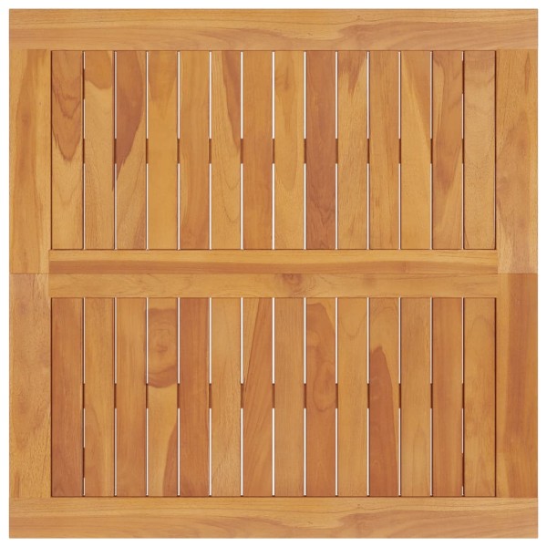 Juego comedor de jardín 3 pzas cojines gris oscuro madera teca Juego comedor de jardín 3 pzas cojines gris oscuro madera teca