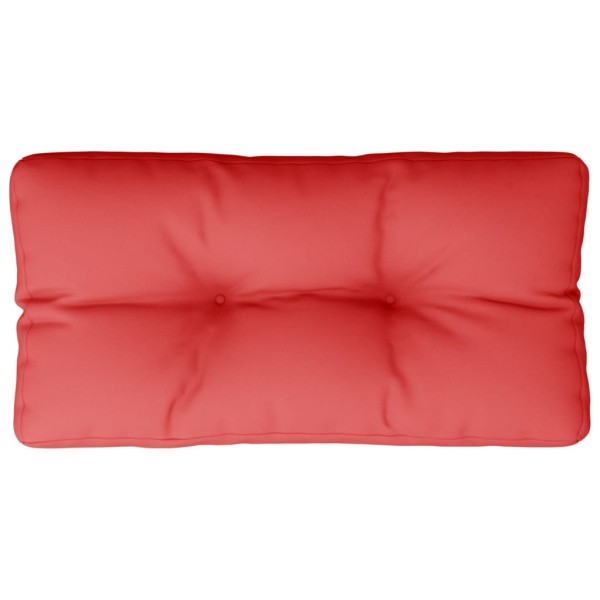 Cojín para palets de tela rojo 70x40x12 cm Cojín para palets de tela rojo 70x40x12 cm