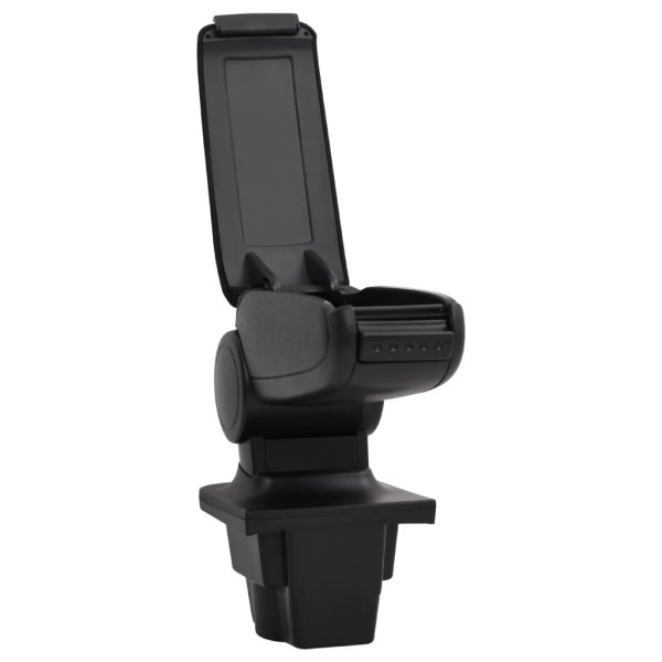 Reposabrazos para coche ABS negro 16x35x(30-49) cm Reposabrazos para coche ABS negro 16x35x(30-49) cm