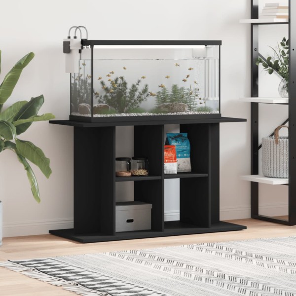 Soporte para acuario madera de ingeniería negro 100x40x60 cm Soporte para acuario madera de ingeniería negro 100x40x60 cm