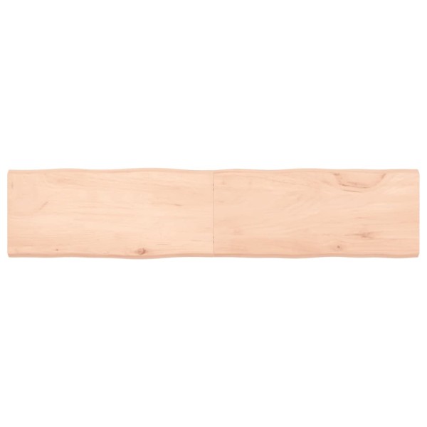 Tablero de mesa madera maciza borde natural 180x40x(2-4) cm Tablero de mesa madera maciza borde natural 180x40x(2-4) cm