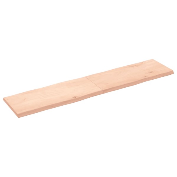 Tablero de mesa madera maciza borde natural 180x40x(2-4) cm Tablero de mesa madera maciza borde natural 180x40x(2-4) cm