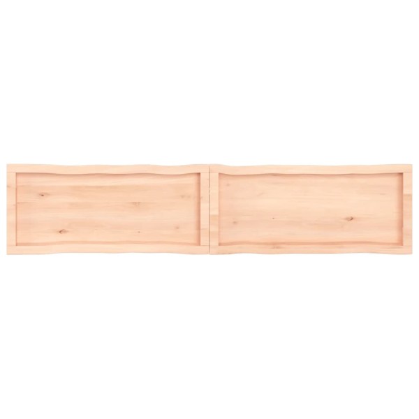 Tablero de mesa madera maciza borde natural 180x40x(2-4) cm Tablero de mesa madera maciza borde natural 180x40x(2-4) cm