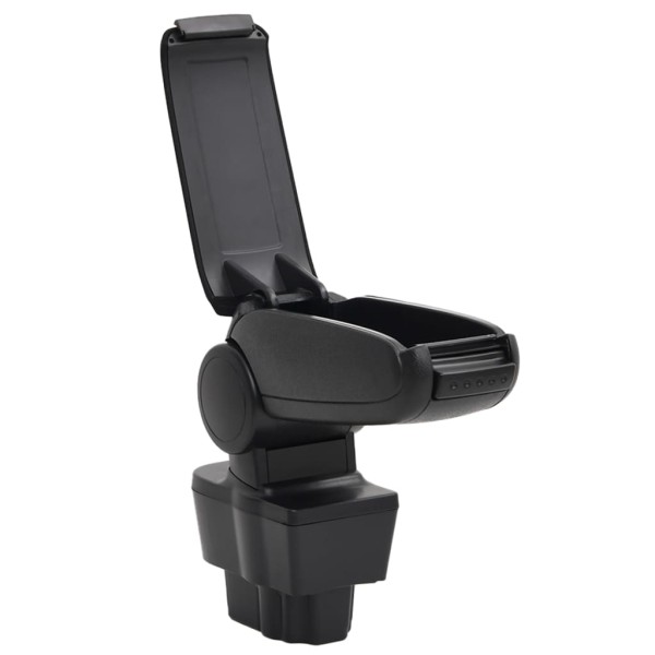 Reposabrazos para coche ABS negro 12x37x(31-48) cm Reposabrazos para coche ABS negro 12x37x(31-48) cm