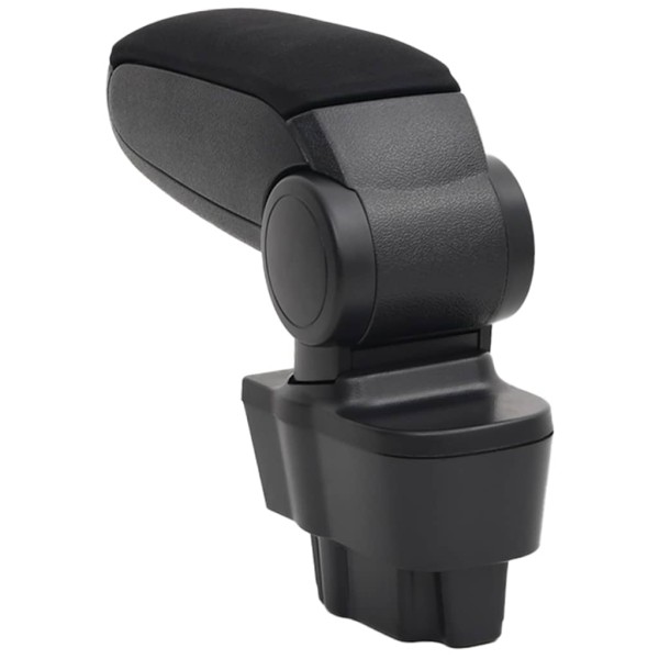 Reposabrazos para coche ABS negro 12x37x(31-48) cm Reposabrazos para coche ABS negro 12x37x(31-48) cm