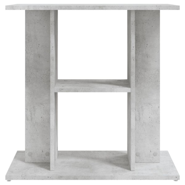 Soporte para acuario madera ingeniería gris hormigón 60x30x60cm Soporte para acuario madera ingeniería gris hormigón 60x30x60cm