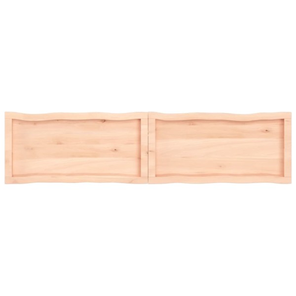Tablero de mesa madera maciza borde natural 160x40x(2-6) cm Tablero de mesa madera maciza borde natural 160x40x(2-6) cm