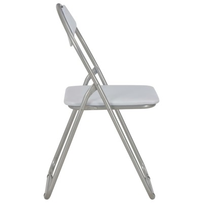 Sillas de comedor plegables 6 unidades cuero sintético blanco Sillas de comedor plegables 6 unidades cuero sintético blanco