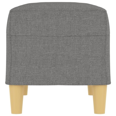 Banco de tela gris oscuro 70x35x41 cm Banco de tela gris oscuro 70x35x41 cm